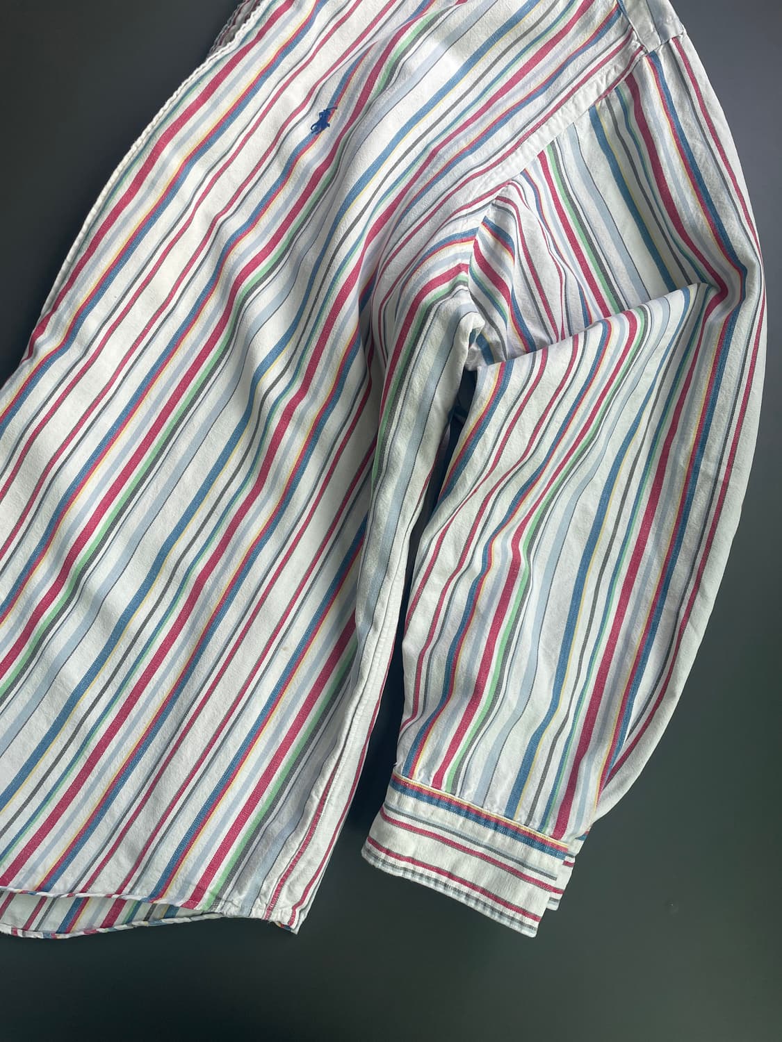 [XXL] 폴로 랄프로렌 데님 카라 멀티 스트라이프 셔츠 상품이미지7