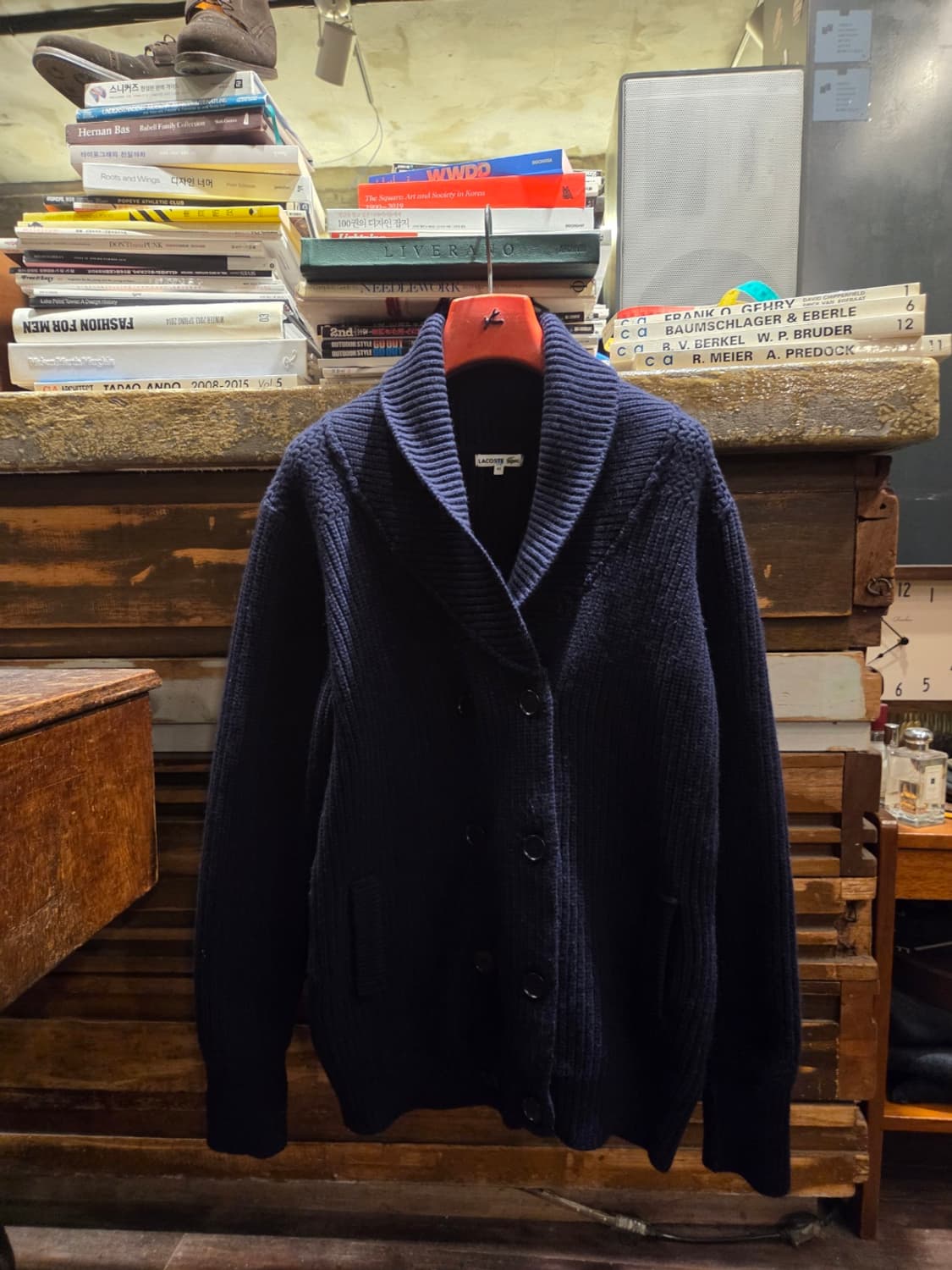 라코스테 숄칼라 카디건 상품이미지10