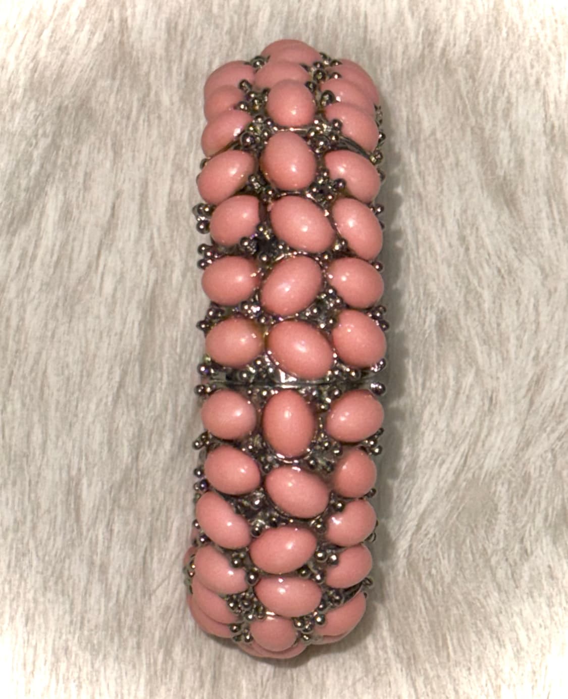 일본 헤이세이 y2k 갸루 코랄 핑크 뱅글 팔찌 상품이미지2