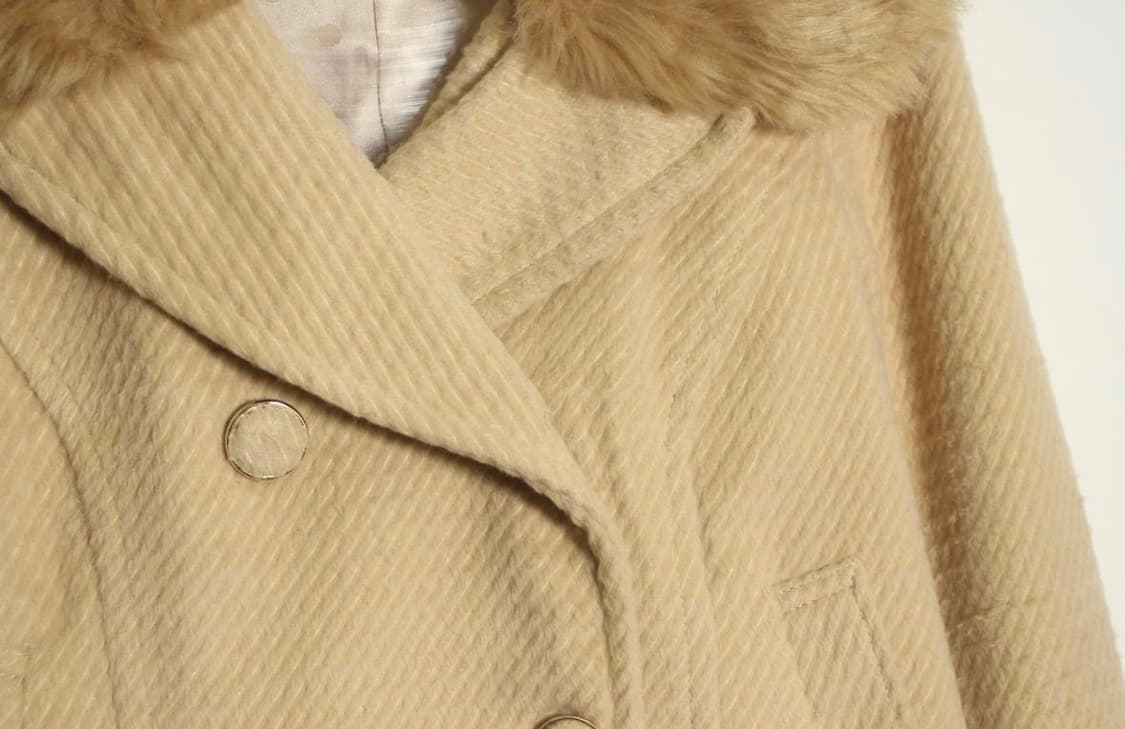 SORRIDERE 갸루 라떼갸루 퍼자켓 퍼코트 퍼후드 로맨틱 모리걸 상품이미지4