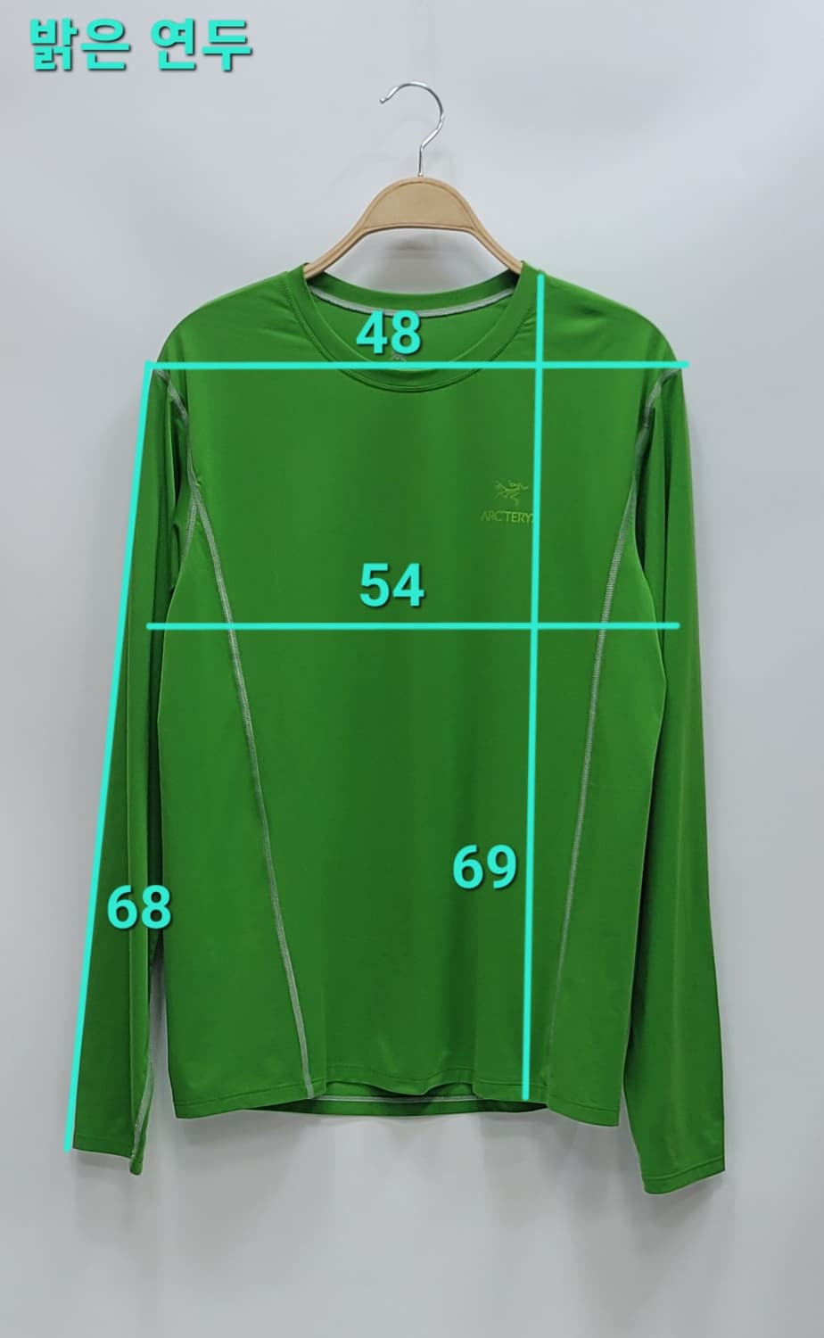 ARCTERYX 아크테릭스 이더 크루 LS 롱 슬리브 / 남 M 연두 상품이미지10