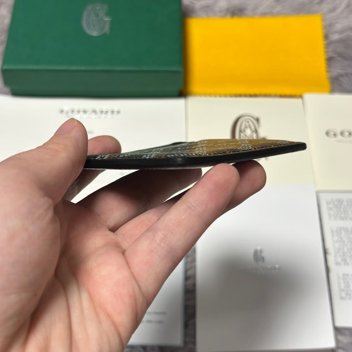 [풀구성] 고야드 생쉴피스 카드지갑 블랙 상품이미지5