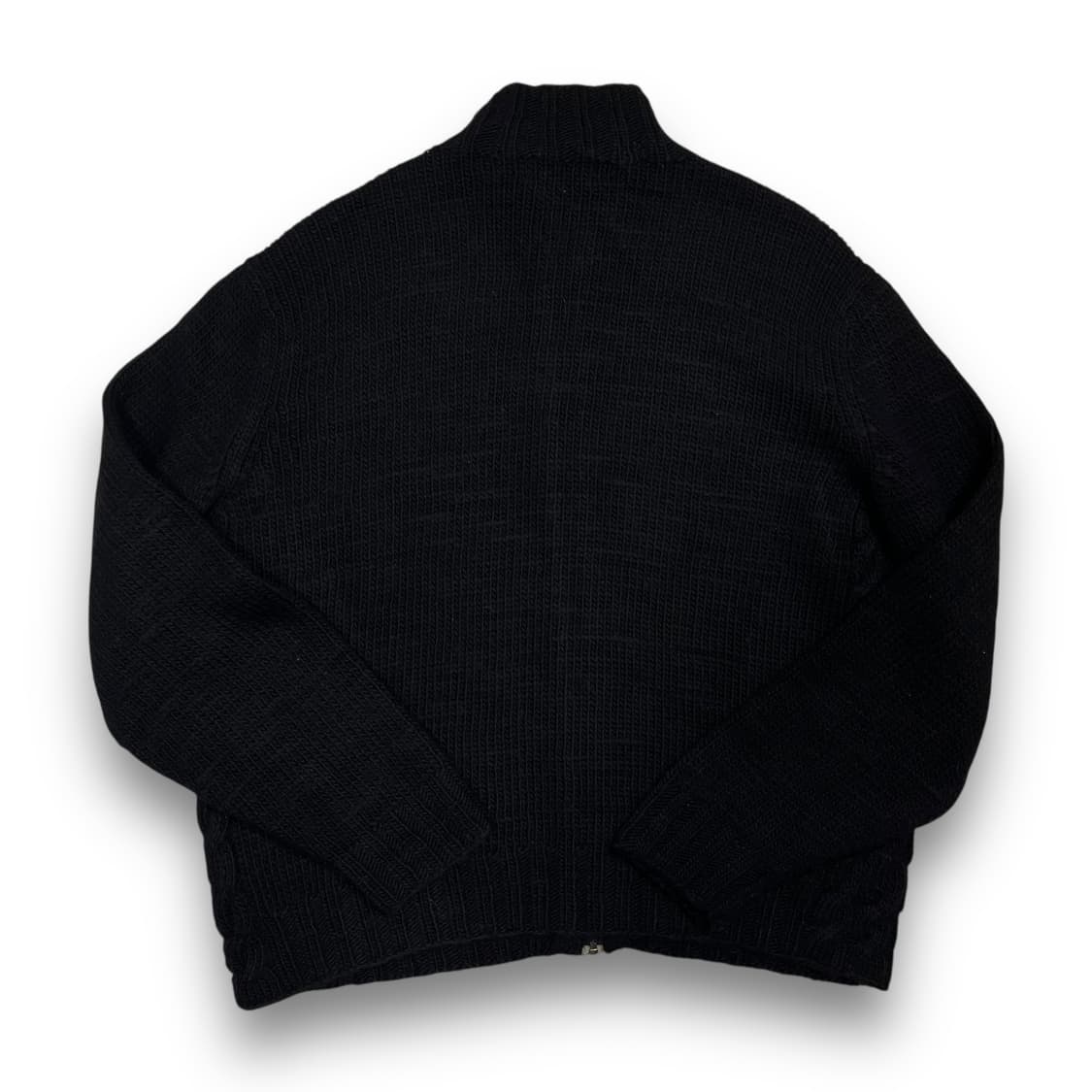 폴로 랄프로렌 00s 다크 울 니트 집업 상품이미지4