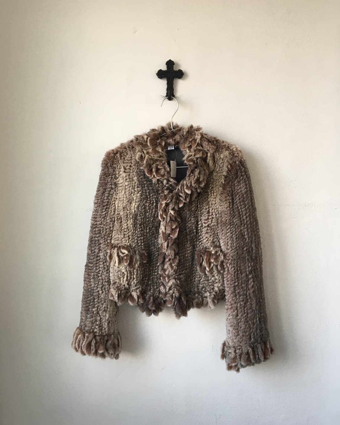 fur ruffle jacket 상품이미지2