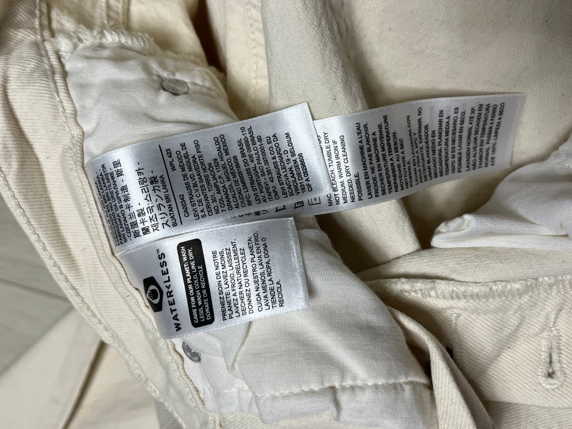 리바이스 501 아이보리 상품이미지5