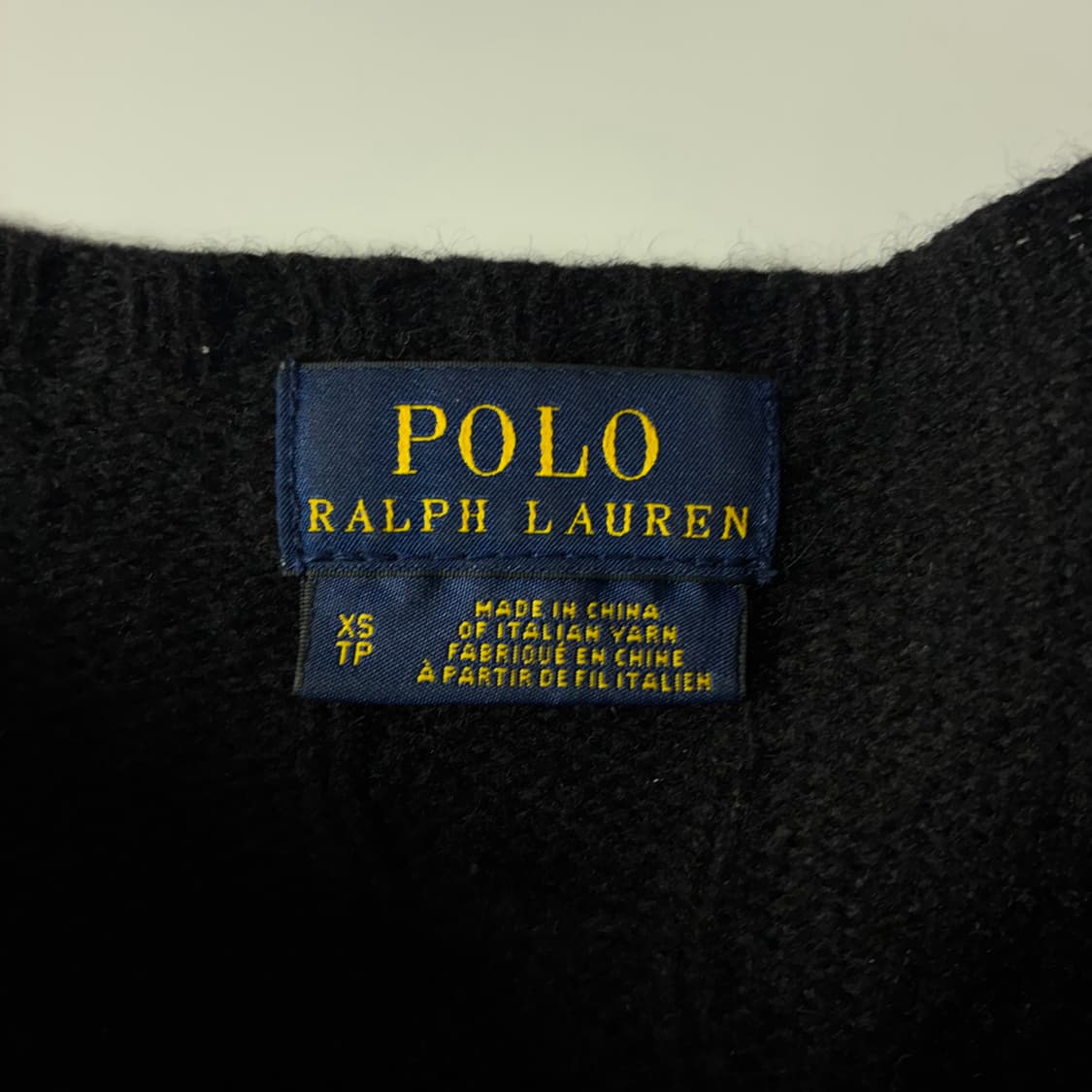 Polo 폴로 랄프로렌 우먼스 캐시미어 블랙 케이블 니트 상품이미지4