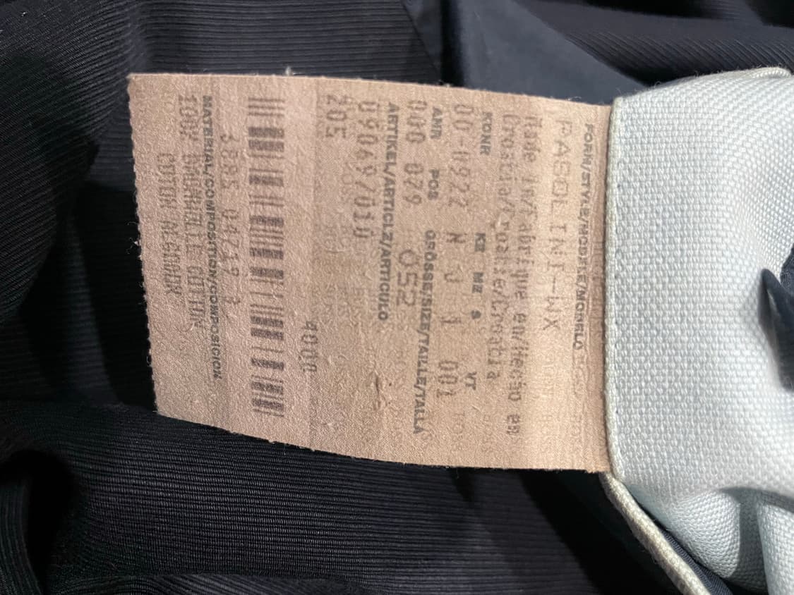 휴고 보스 남성 네이비 코두로이 면 자켓 52 사이즈 상품이미지4