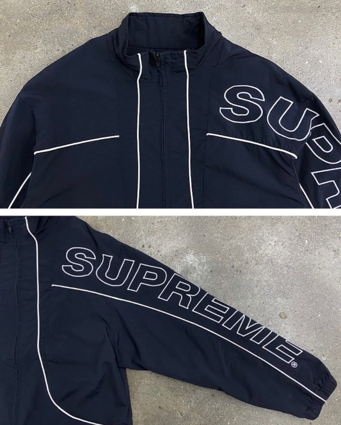 슈프림 20FW 파이핑 트랙 자켓 상품이미지3