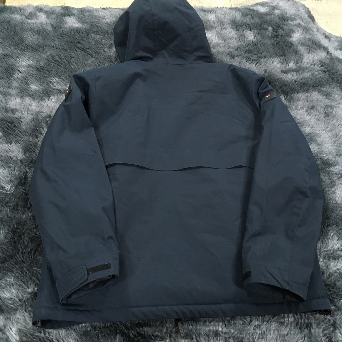 투티/0300 TOMMY HILFIGER 다크 네이비 바람막이 자켓 패딩 상품이미지5