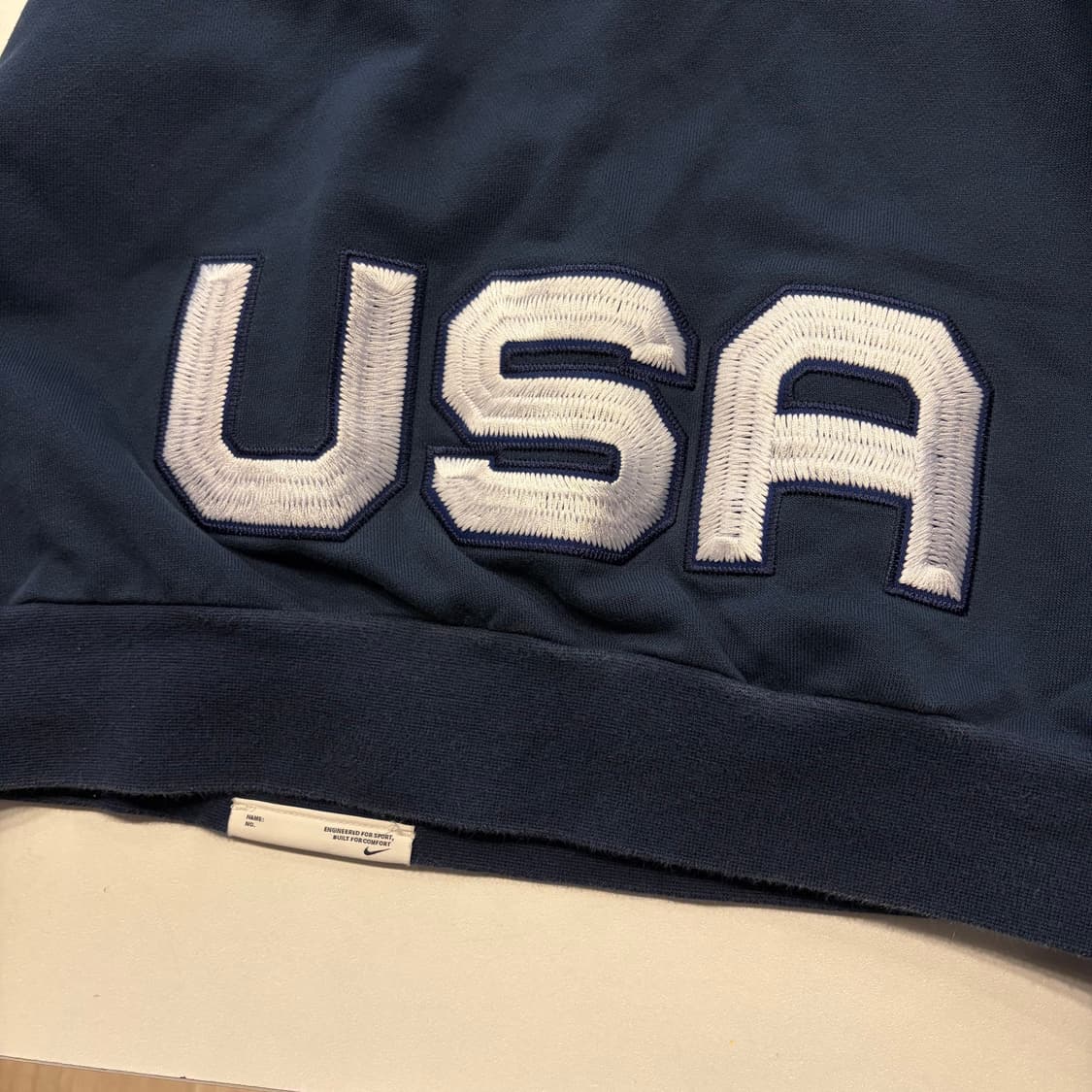 [L] 나이키 USA 드라이핏 스웻 후드티 네이비 D471 상품이미지9