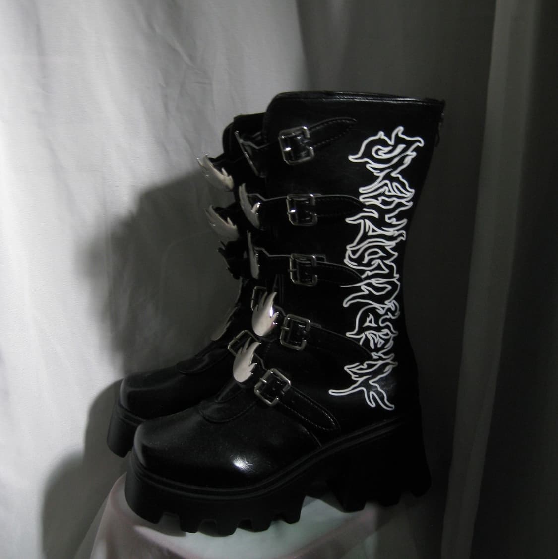 Nier long boots 펑크 부츠 신발 상품이미지1