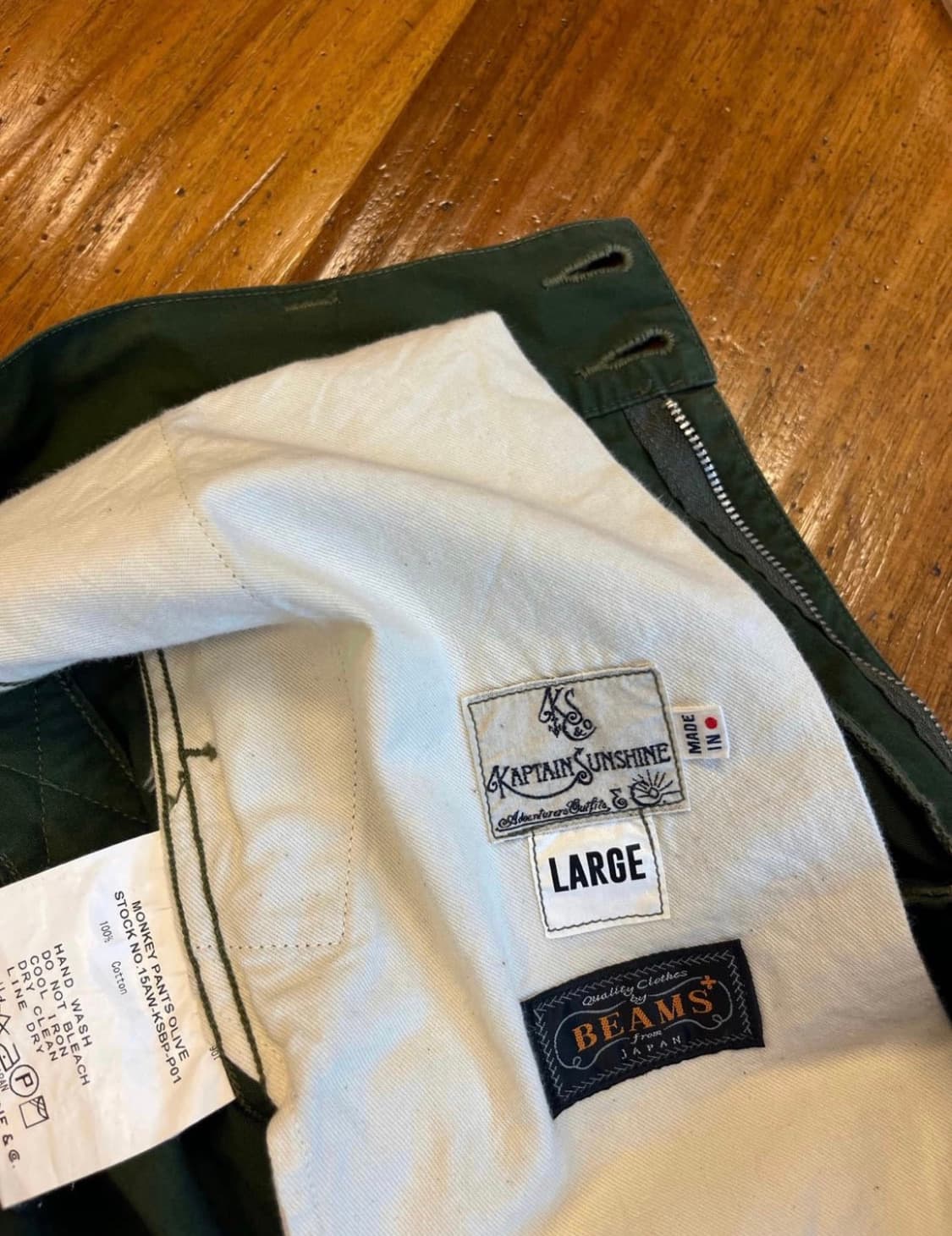 캡틴 션샤인 X 빔즈 일본 밀리터리 코튼팬츠 상품이미지9