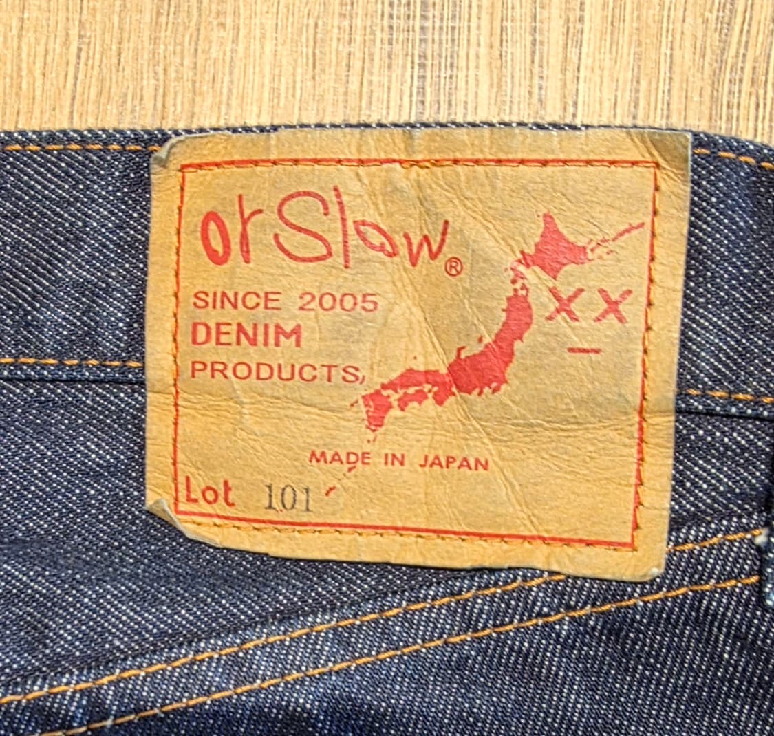 Orslow Lot 101 데님입니다
-오어슬로우  XS 사이즈 31
 상품이미지4