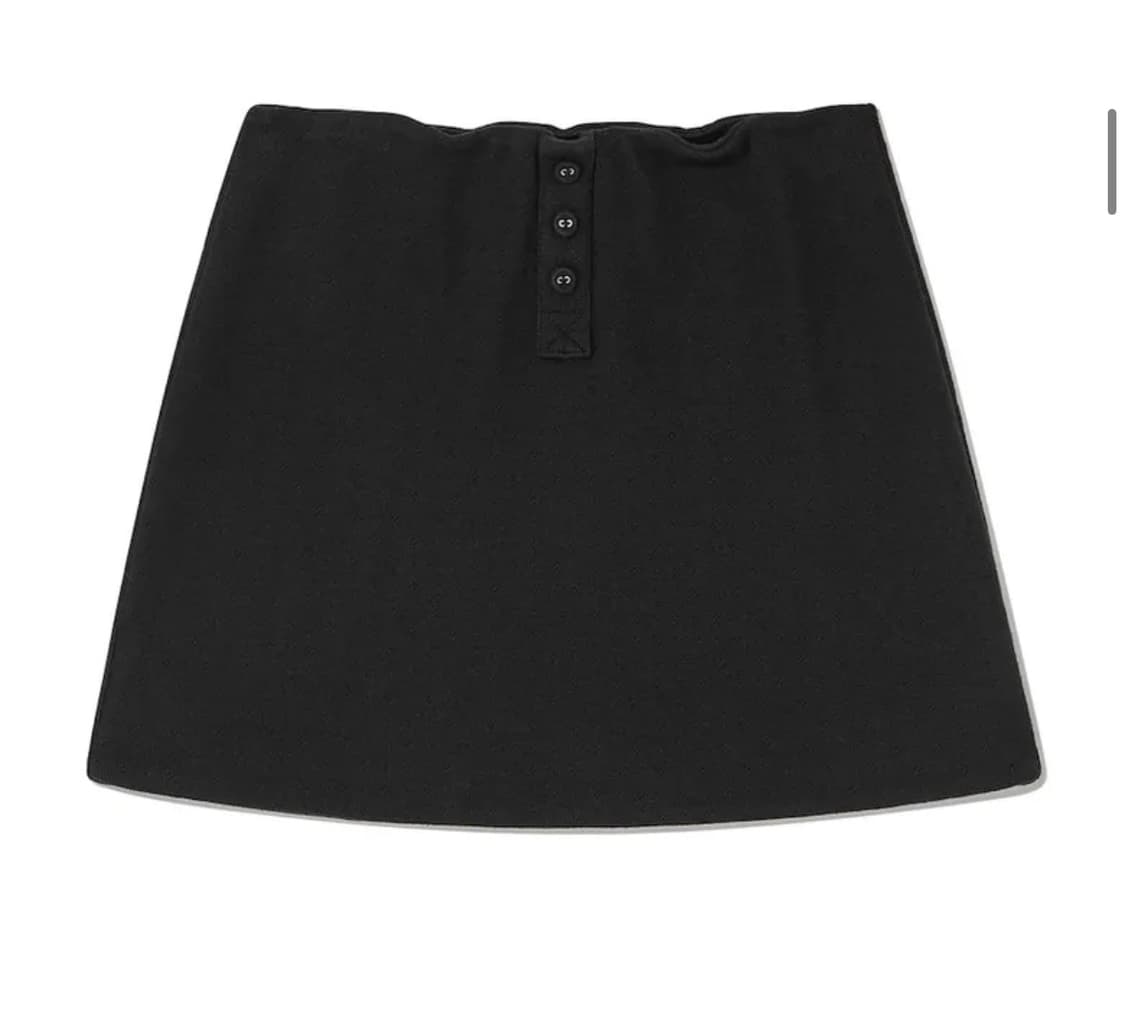 PROVINCE EYELET MINI SKIRT (BLACK, M ) 상품이미지2
