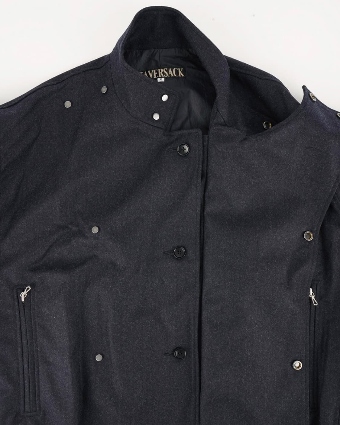 Haversack Melton Wool Motorcycle Jacket  상품이미지3