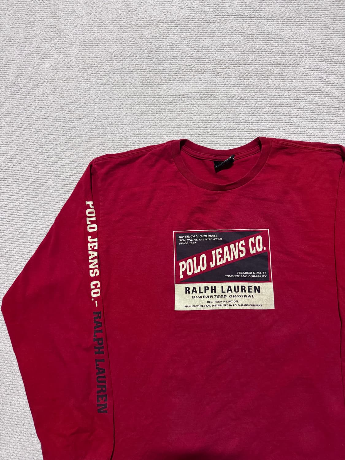 00s 폴로랄프로렌 롱슬리브 티셔츠 XL 상품이미지1