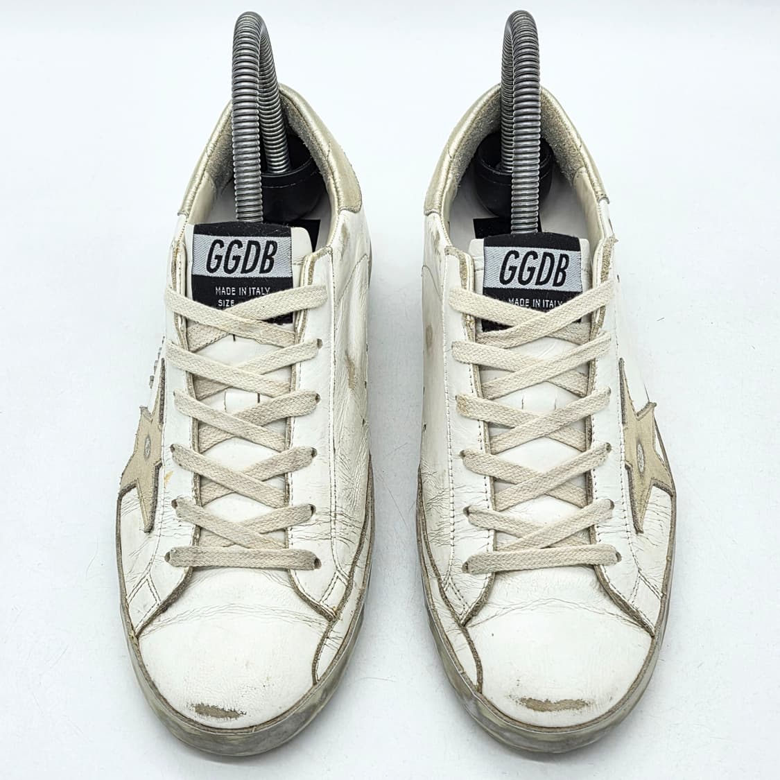 골든구스 우먼스 슈퍼스타 흰/금 (37) 상품이미지4