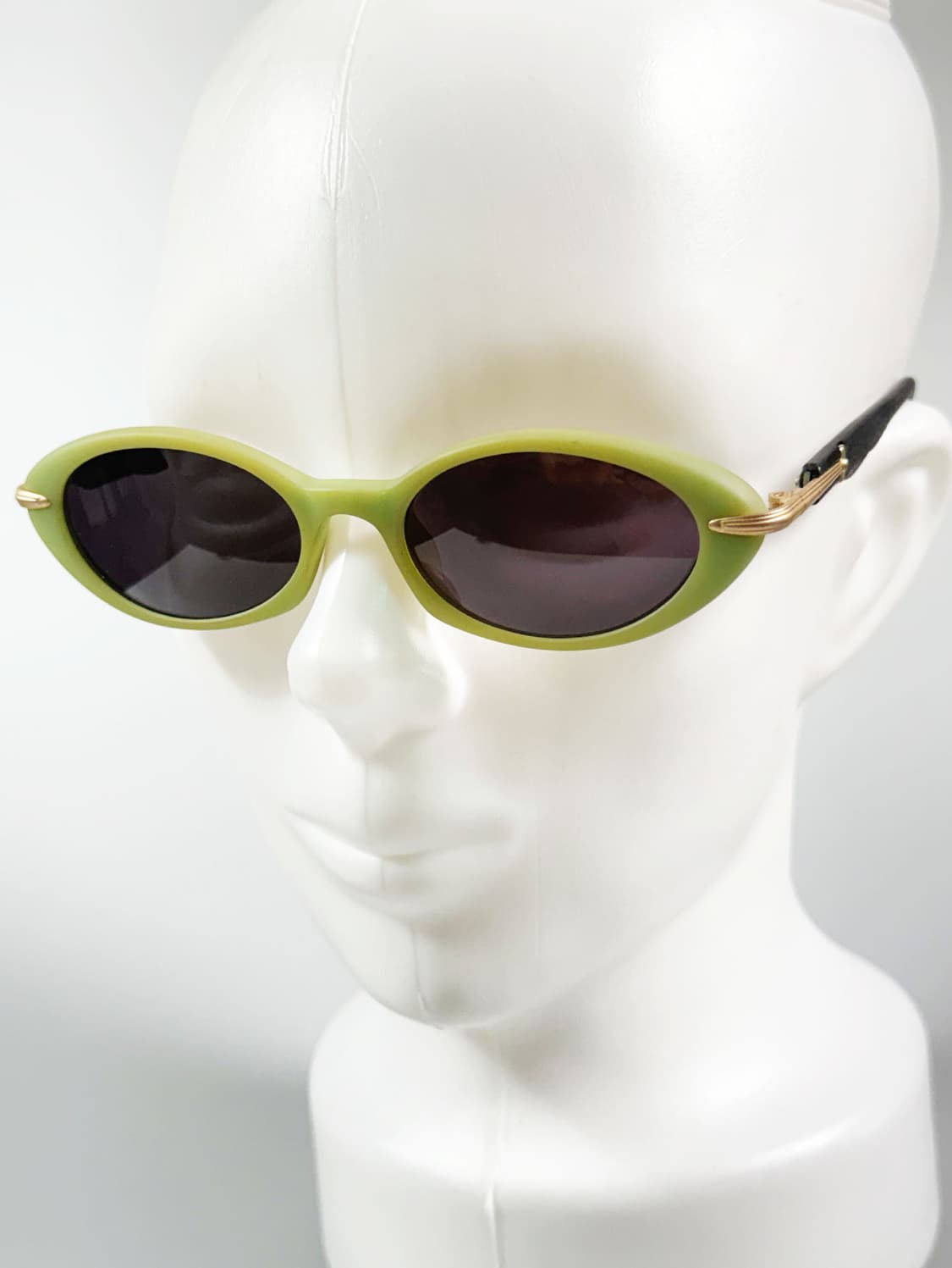 90s CHRISTIAN KEVIN 볼드 오벌 프레임 빈티지 선글라스 상품이미지8