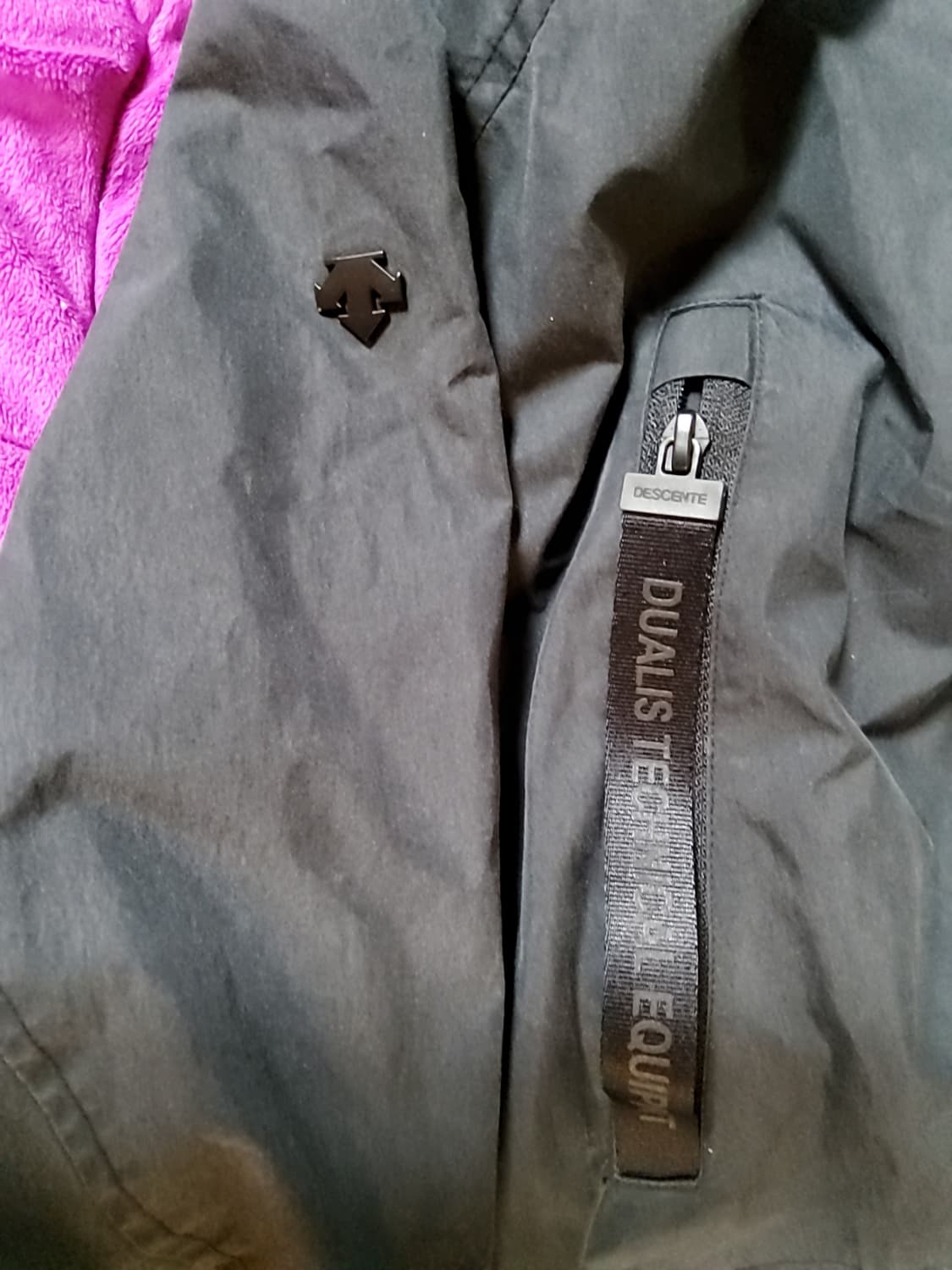 데상트 듀얼리스 스텔스 트렌치자켓 95size s8121djk30 상품이미지6