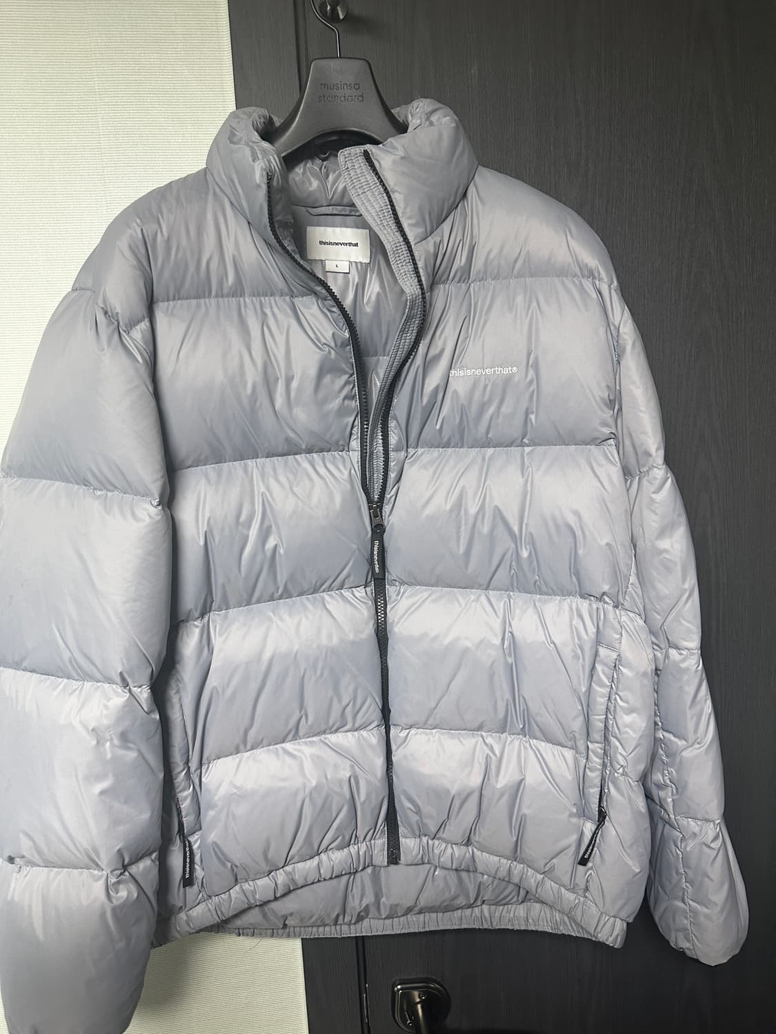 디스이즈네버댓 패딩 그레이 L 상품이미지1