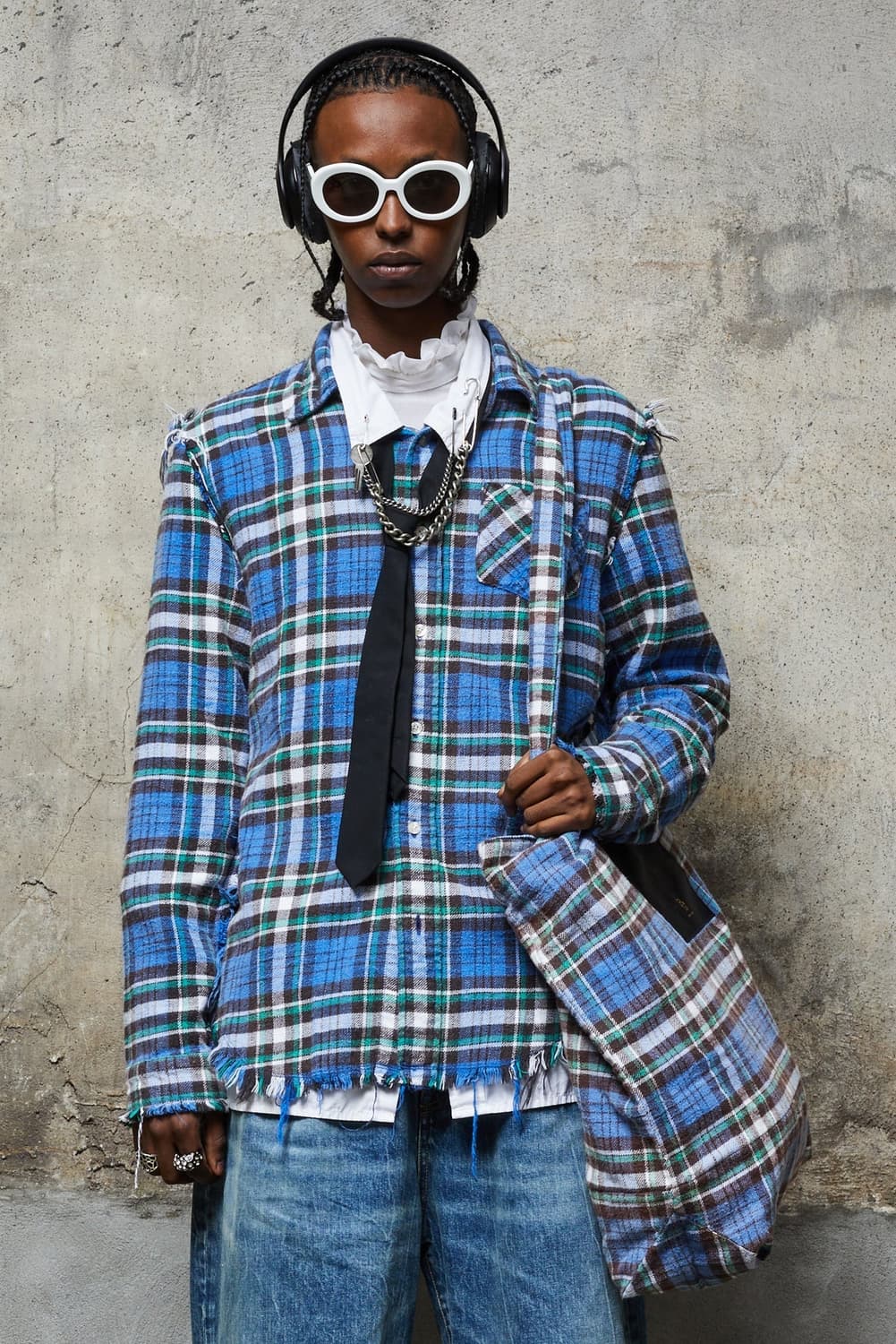 R13 슈레드 심 셔츠 S 상품이미지2