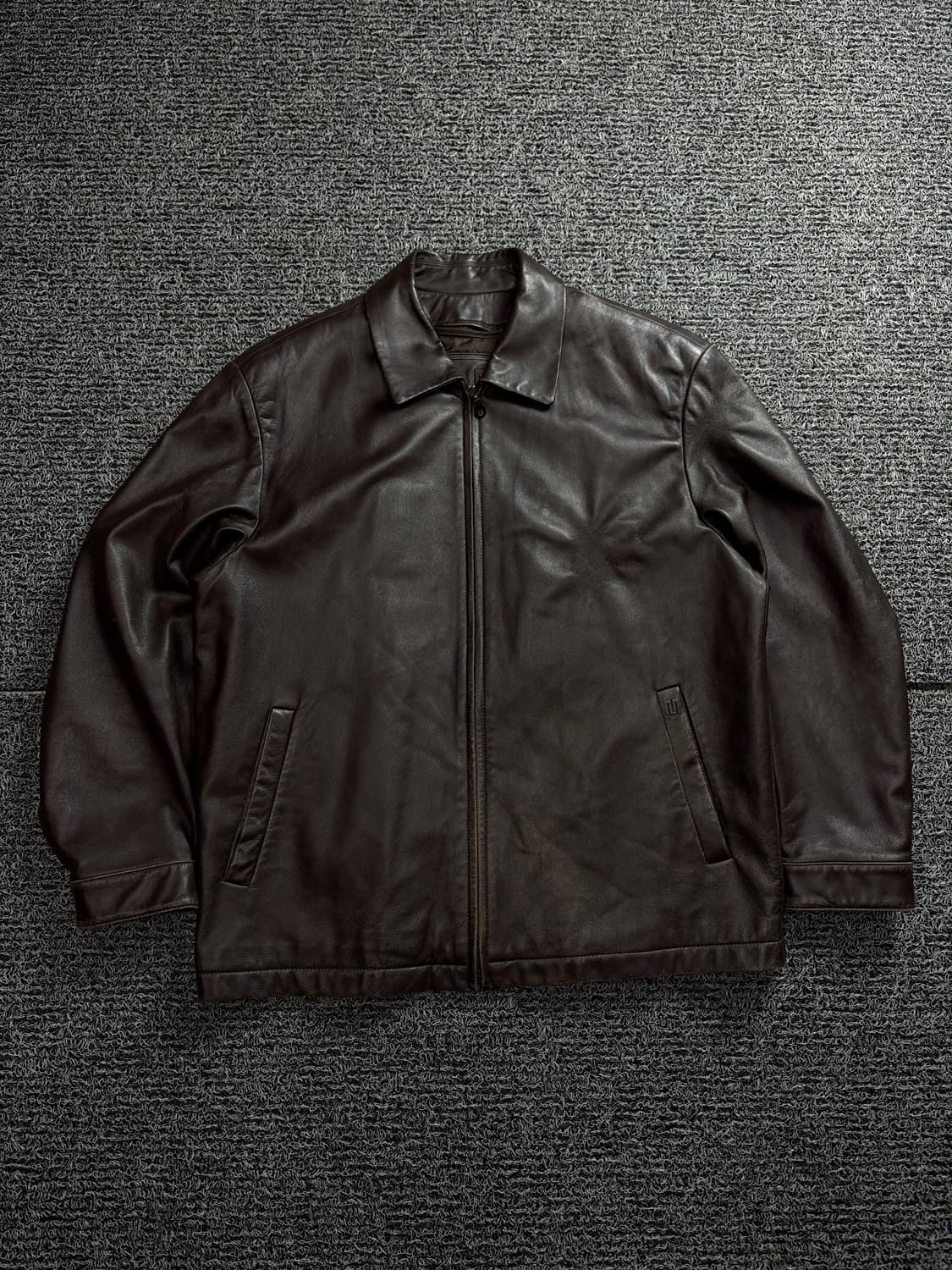 MAESTRO 비건레더 브라운 싱글 라이더 자켓 1669 상품이미지2