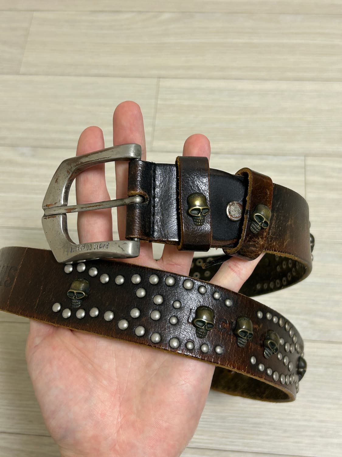버커루 해골 벨트 상품이미지1