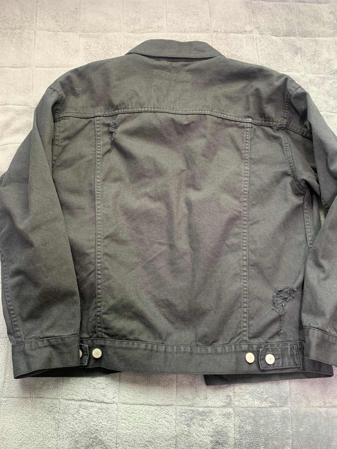 비바스튜디오 블랙 데님 자켓 M 상품이미지6