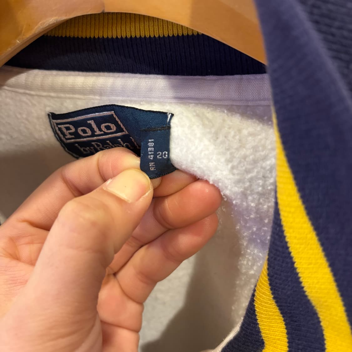 00s 폴로 랄프로렌 엠브로이드 하프 집업 상품이미지6