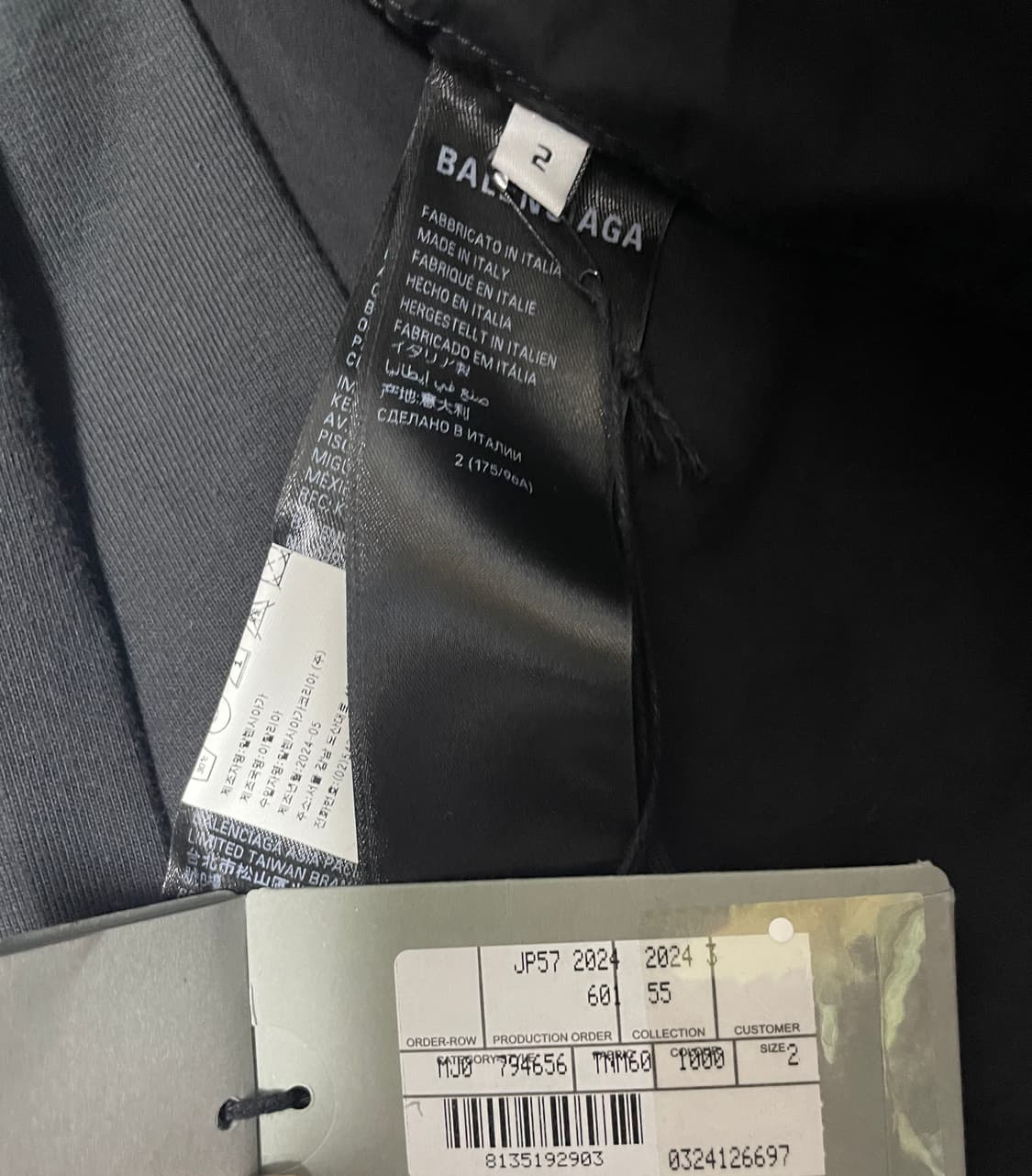 [2사이즈] 발렌시아가 유니티 스포츠 아이콘 레이어드 셔츠 상품이미지4