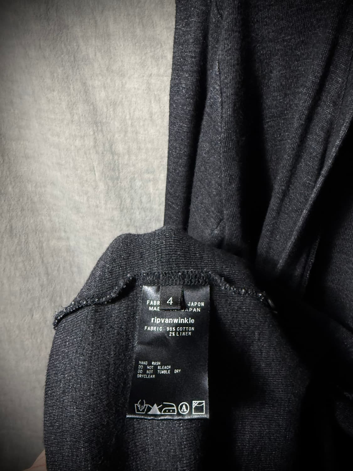 Rip Van Winkle Draped Cardigan  일본 아방가르드 상품이미지7