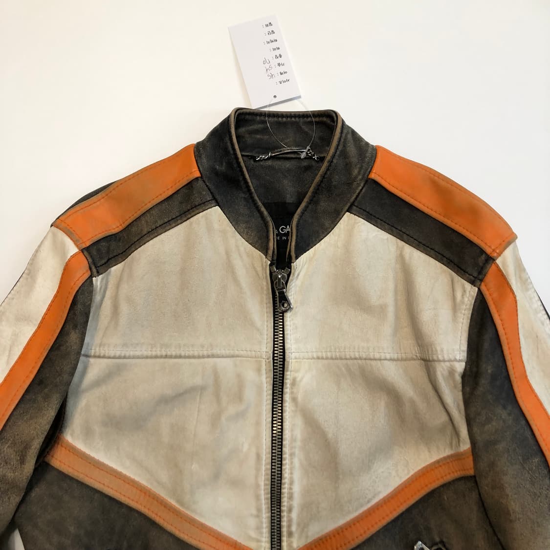 돌체앤가바나 호스하이드 레이싱 레더자켓  상품이미지5