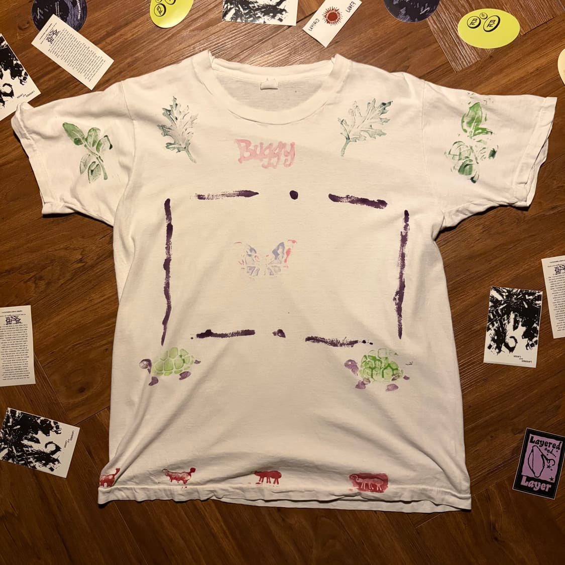 80s Fruit of the loom Buggy 싱글스티치 티셔츠 상품이미지1