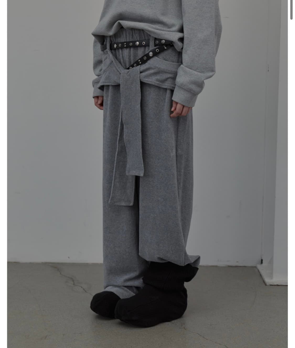 LCDC 타이 디테일 져지팬츠 상품이미지2