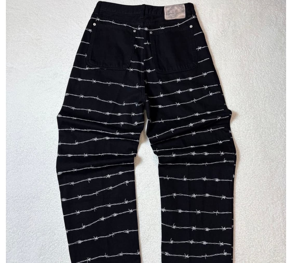 노메뉴얼  W.F DENIM PANTS -BLACK  상품이미지1