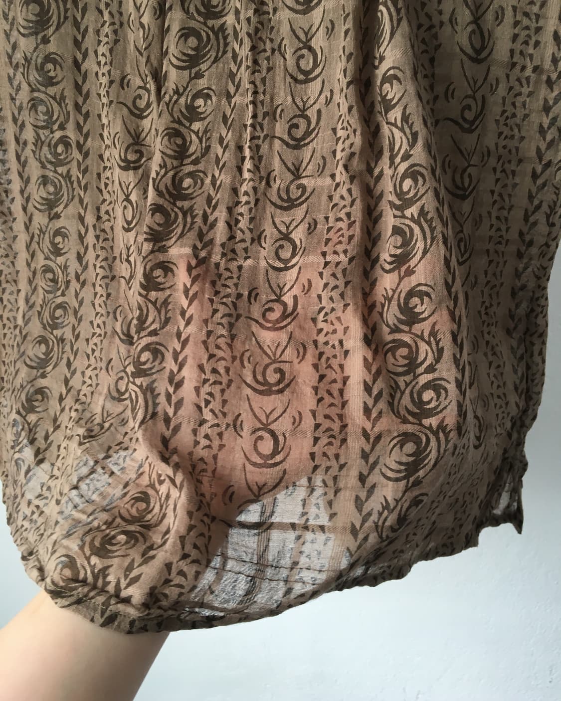 Ethnic pattern blouse 상품이미지4