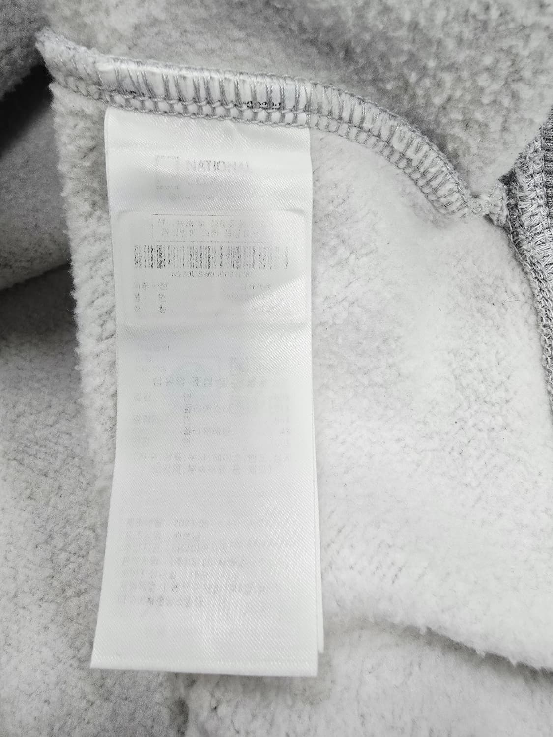 내셔널지오그래픽 맨투맨 티셔츠 회색 상품이미지10