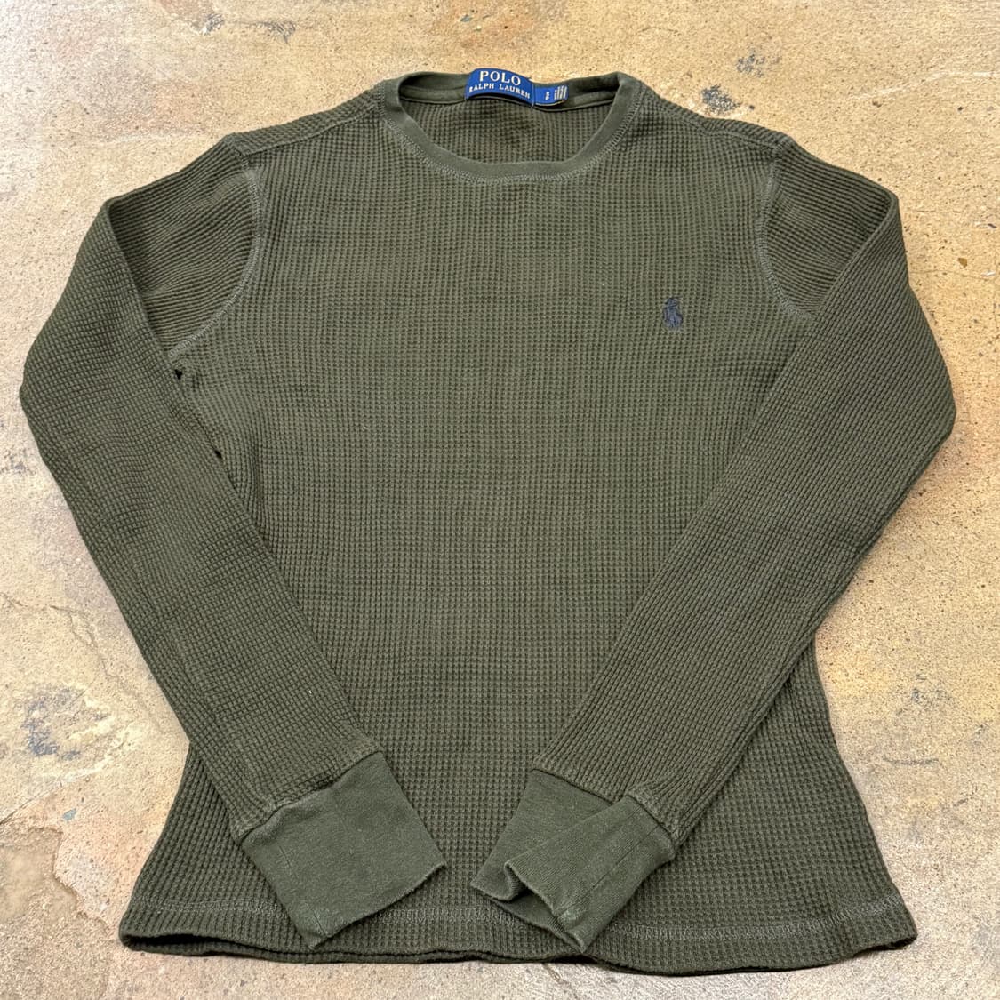 폴로 랄프로렌 카키 니트 맨투맨 상품이미지2