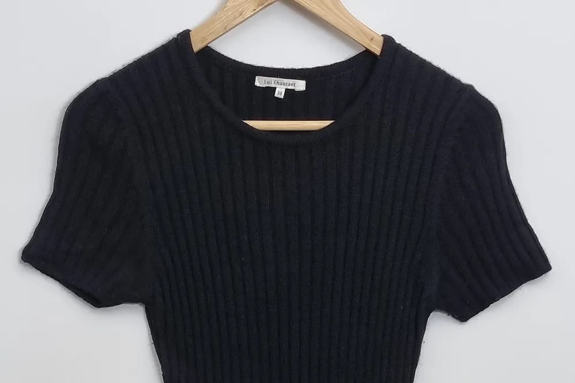 LUI CHANTANT 블랙 니트 원피스  상품이미지3