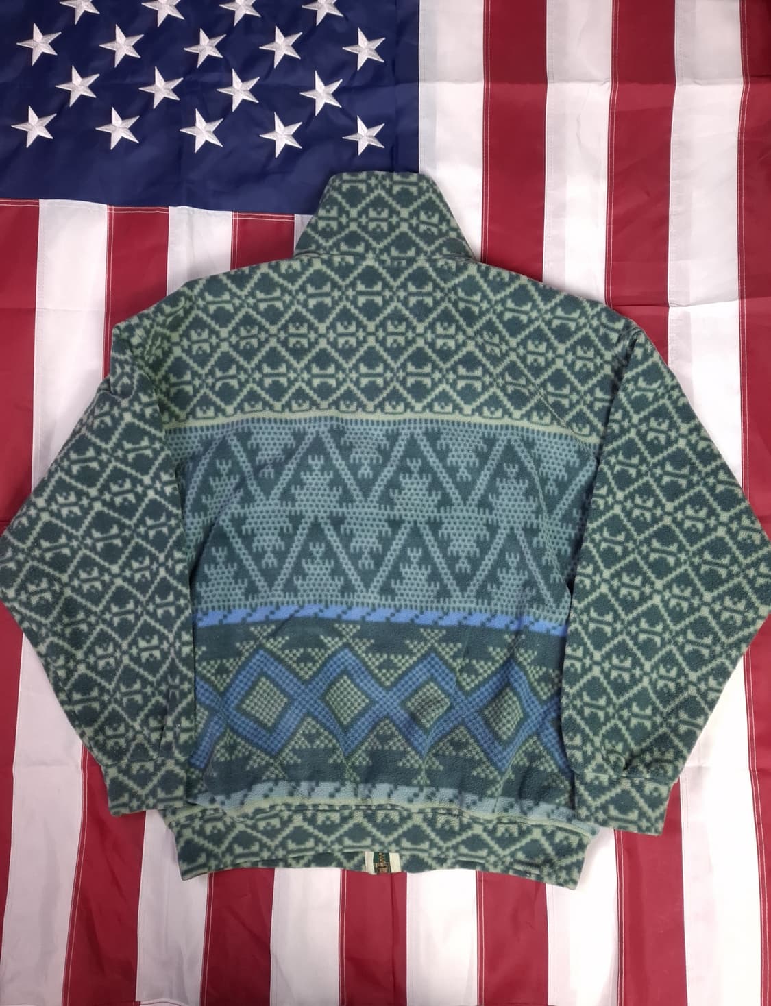 90's 빈티지 CAMP 노르딕 후리스 자켓 상품이미지6