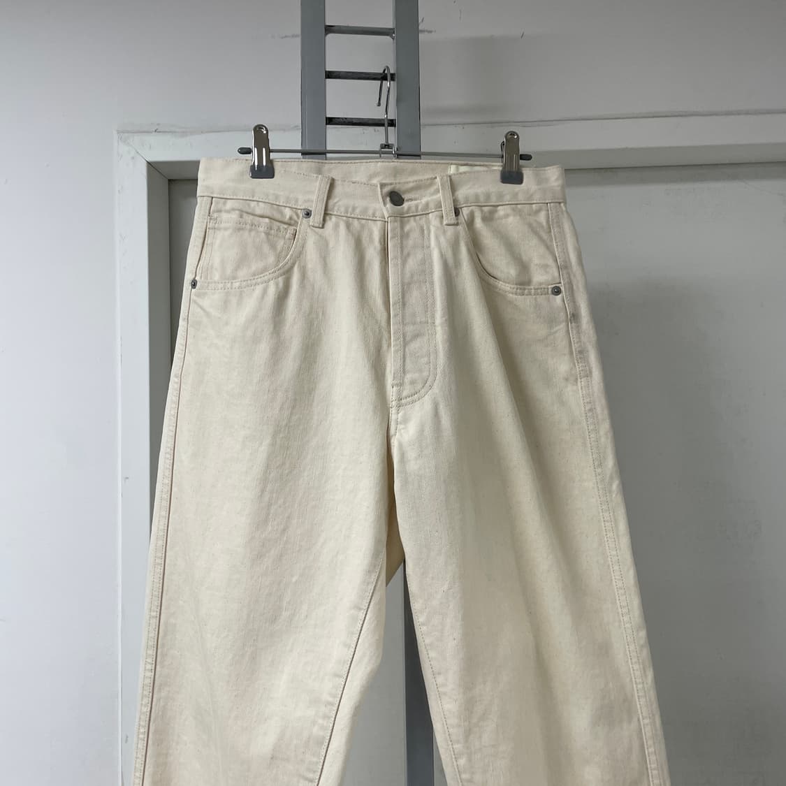 이얼즈어고 아이보리 팬츠 S 상품이미지2