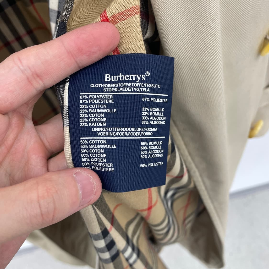 버버리 더블 벨티드 트렌치 코트 상품이미지9