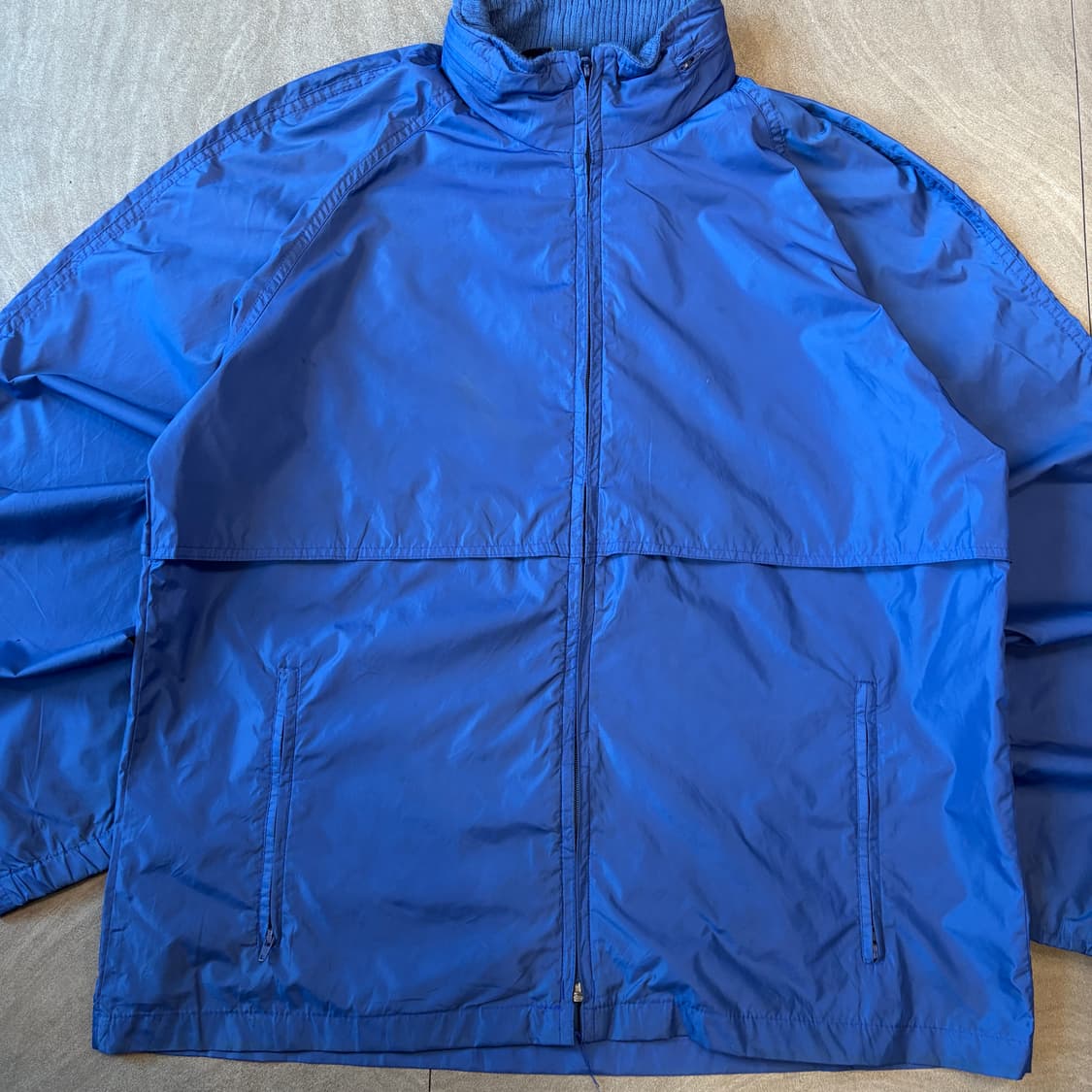 90년대 생산 울리치 블루 윈드브레이커 자켓 상품이미지3