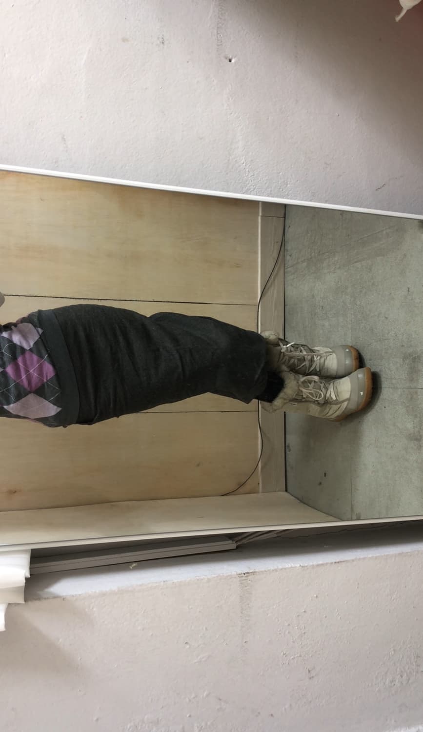 [직수입] 빈티지 울 스커트 브라운 상품이미지5