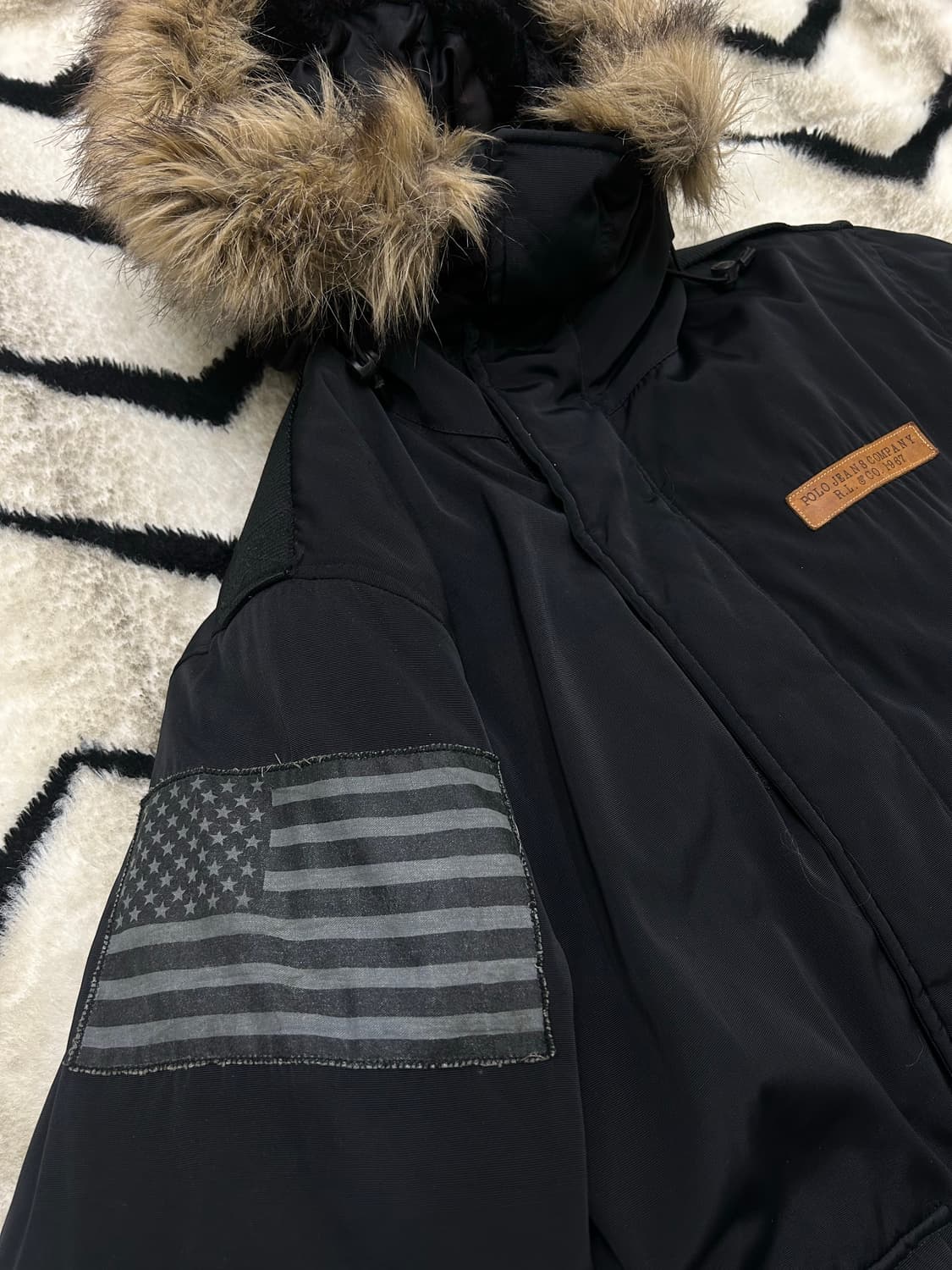 [L]Polo Jeans N3-B 덕다운 패딩/블랙 상품이미지1