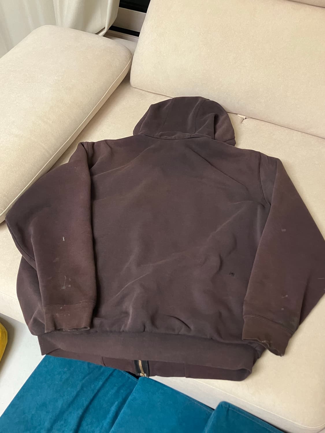 Carhartt distressed faded hoodie (칸예 착용) 상품이미지4