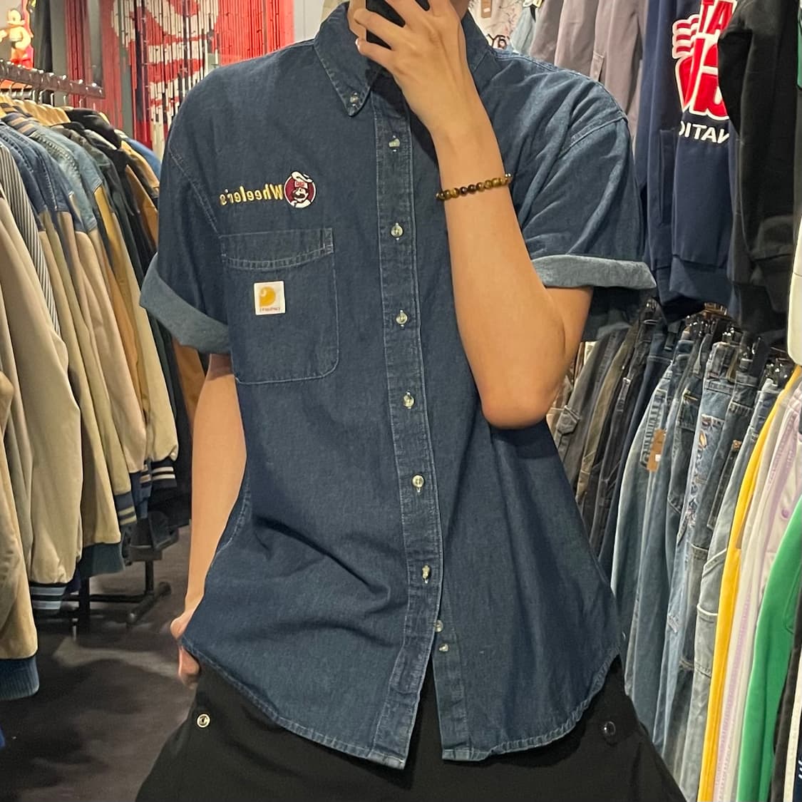 [IM] carhartt 칼하트 진청 반팔셔츠 상품이미지2