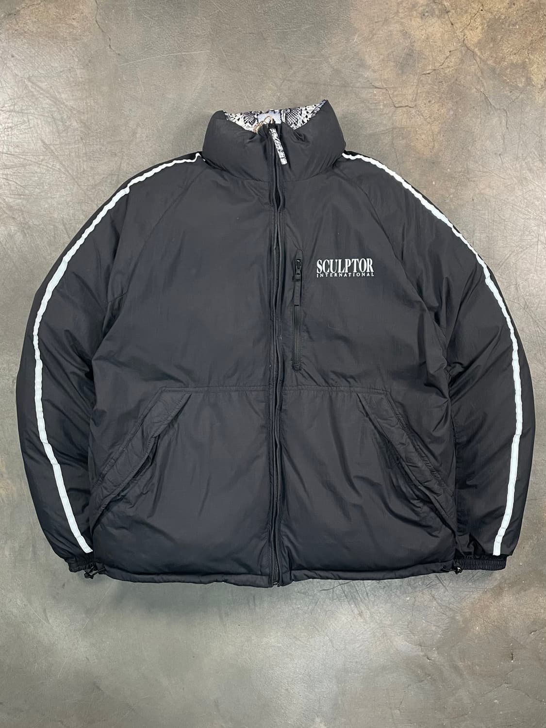 스컬프터 뱀피 리버시블 패딩 상품이미지3