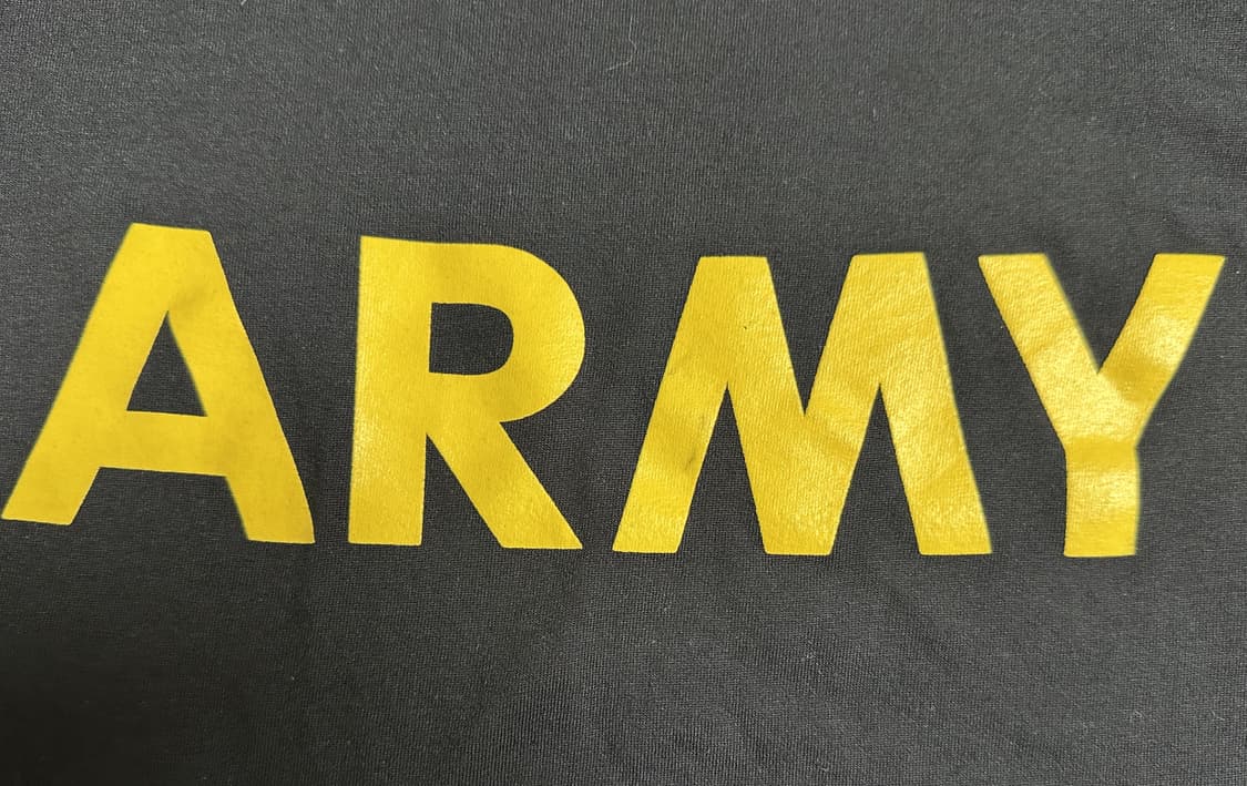 미육군 APFU 체육복 트레이닝복 반팔 티셔츠 (S) (14) 상품이미지5