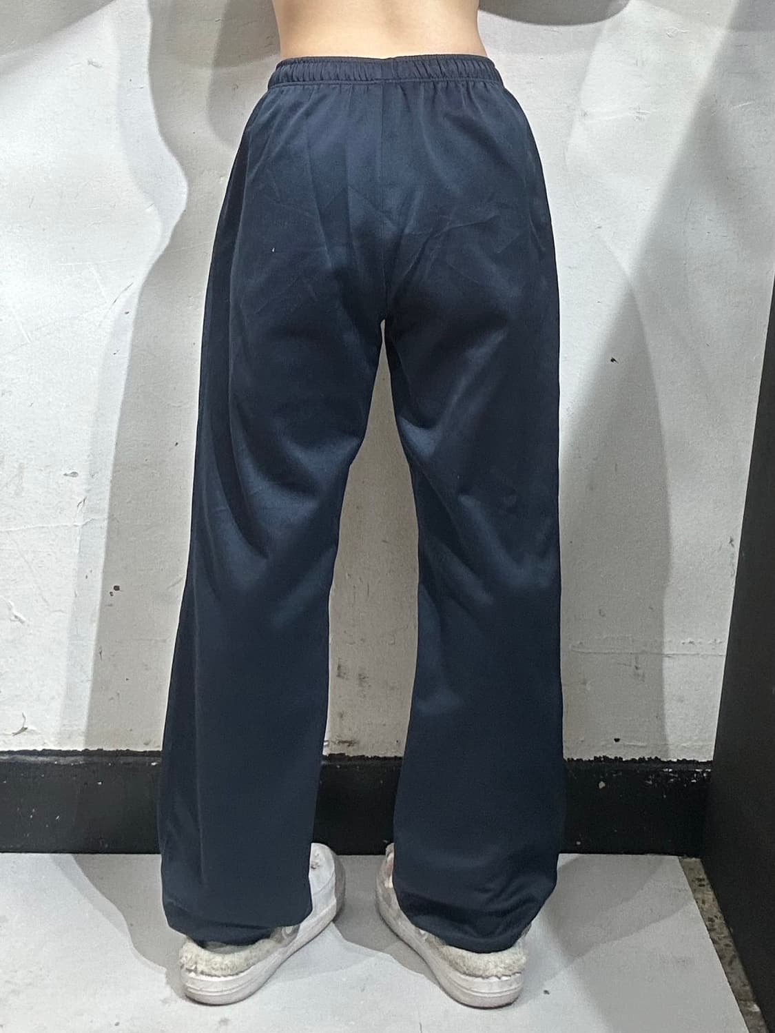 00s 나이키 네이비 와이드 사이드 라인 추리닝 바지 L 상품이미지3